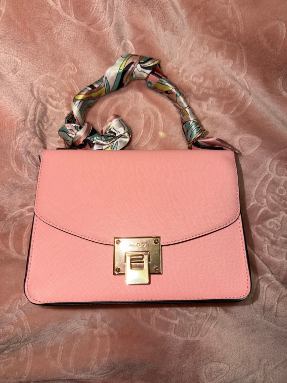 Pink Aldo Top Handle Purse